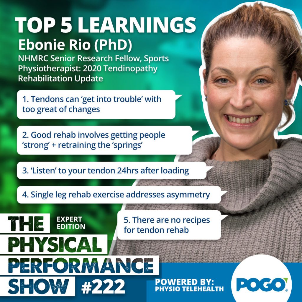 The Physical Performance Show: Ebonie Rio (PhD) .